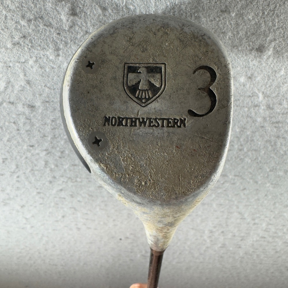 1575 | Northwestern Pro-Bilt Vintage 3 Wood Fairway Golf Club Silver RH